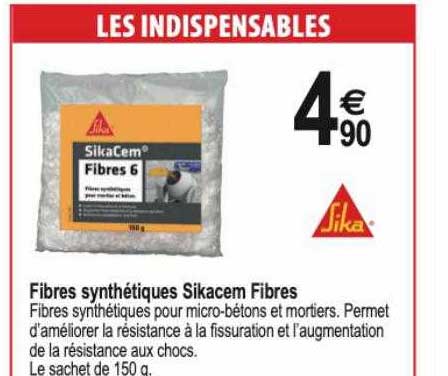 fibres synthétiques sikacem fibres