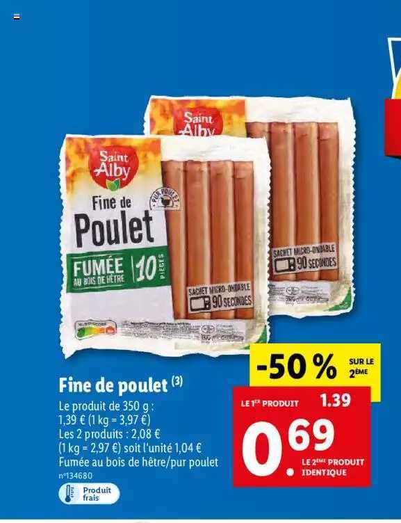 fine de poulet saint alby