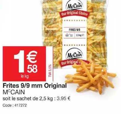 Frites 9-9 Mm Original McCain