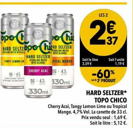hard seltzer topo chico