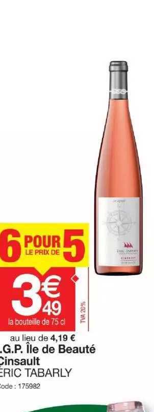 i.g.p. île de beauté cinsault éric tabarly