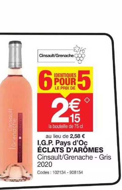 i.g.p. pays d'oc éclats d'arômes