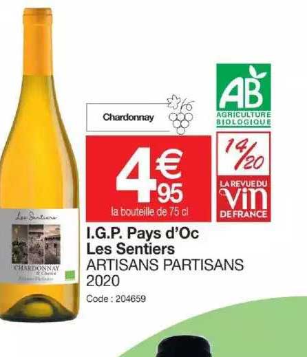 i.g.p. pays d'oc les sentiers artisans partisans 2020