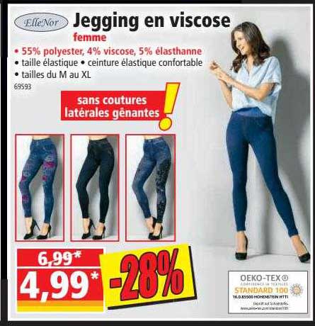 Jegging En Viscose Femme ElleNor
