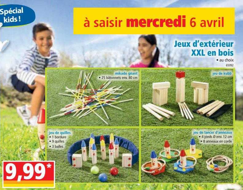 jeux d'extérieur xxl en bois
