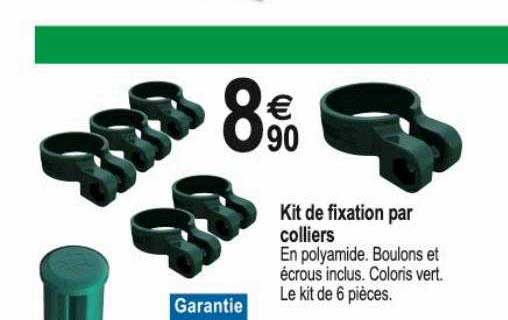 kit de fixation par colliers