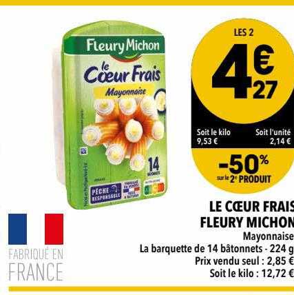 le cœur frais fleury michon