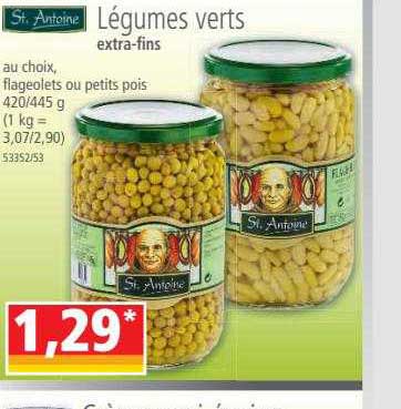 légumes verts extra-fins st. antoine