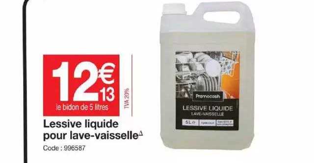 lessive liquide pour lave-vaisselle