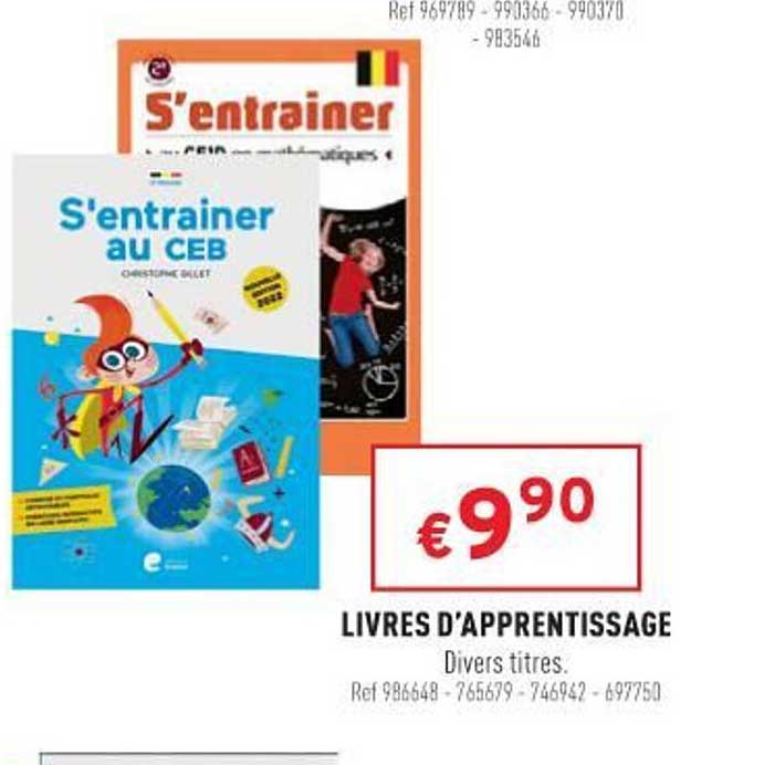 livres d'apprentissage