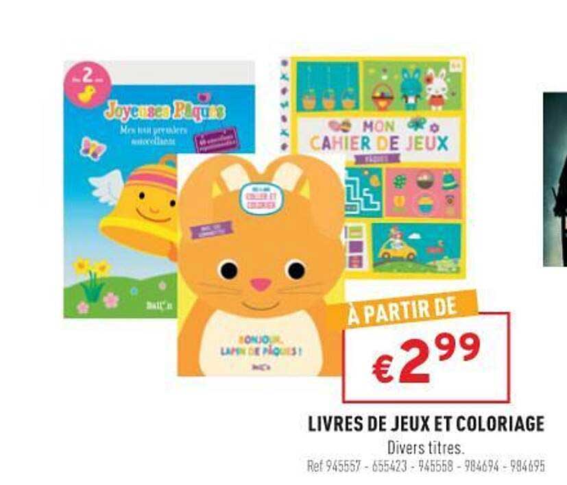 Livres De Jeux Et Coloriage