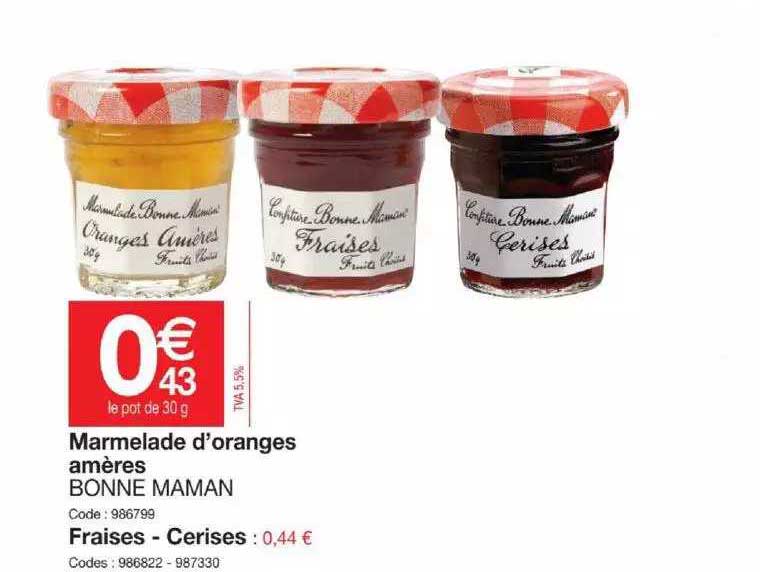 marmelade d'oranges amères bonne maman