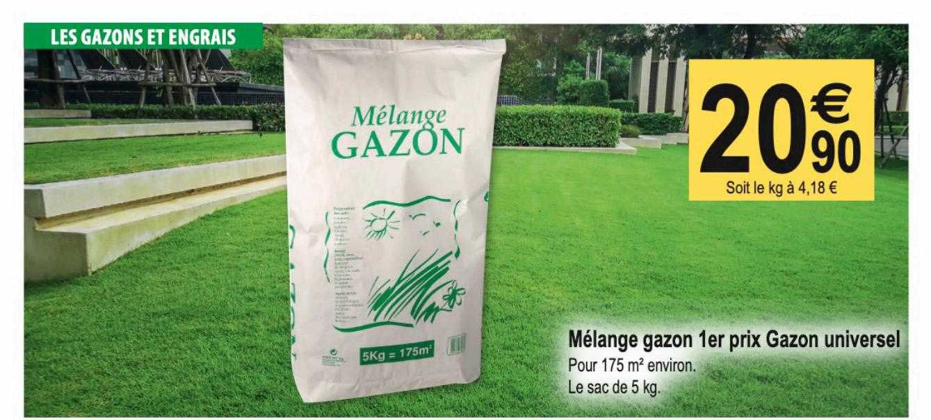 mélange gazon 1er prix gazon universel