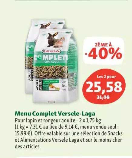 Menu Complet Versele-laga