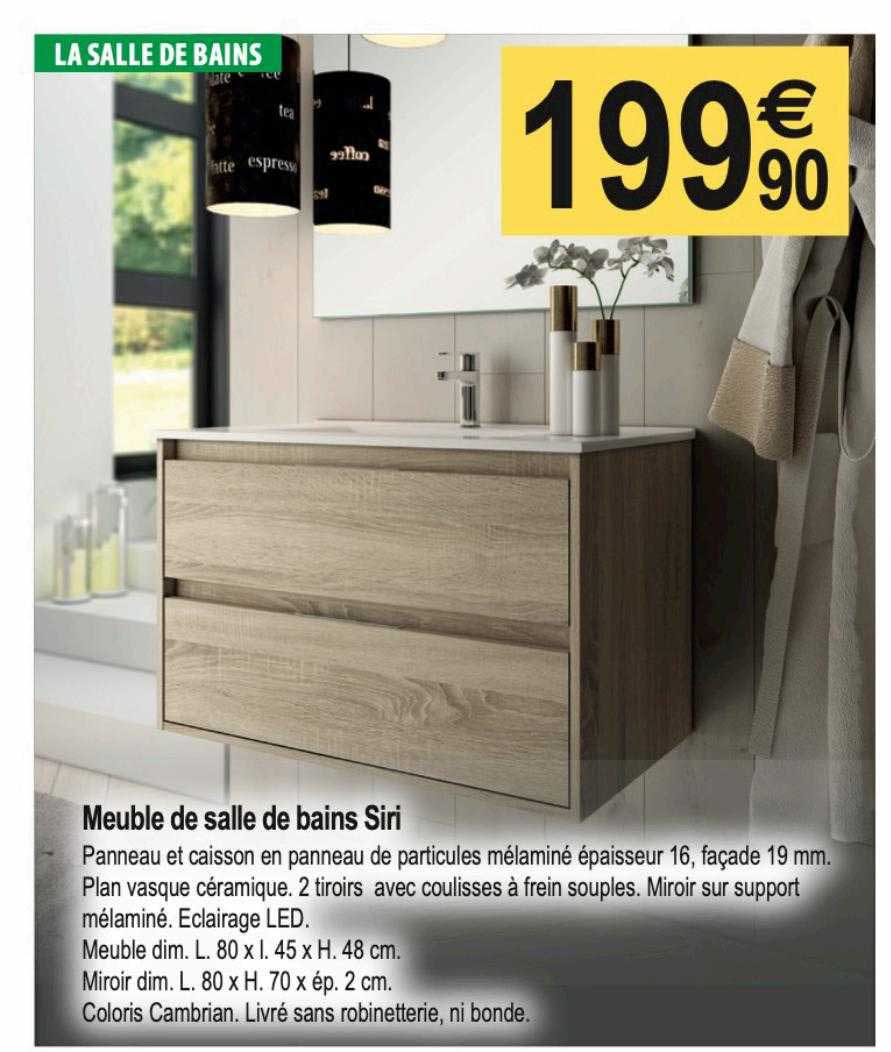 Meuble De Salle De Bains Siri