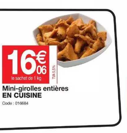Mini-girolles Entières En Cuisine