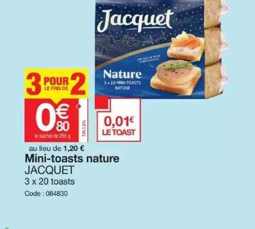 Mini-toasts Nature Jacquet