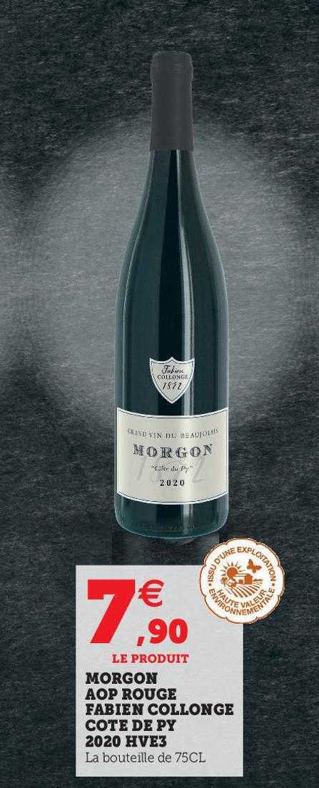 Morgon Aop Rouge Fabien Collonge Cote De Py 2020 Hve3