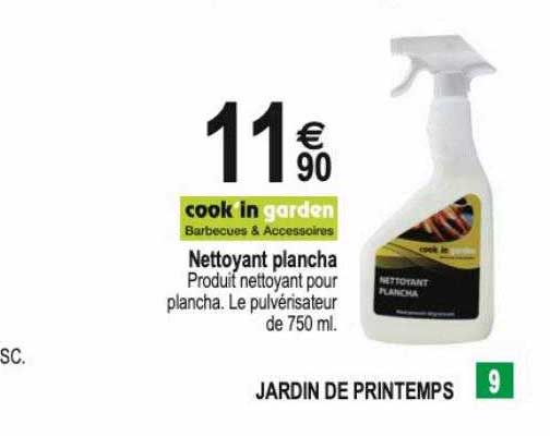 nettoyant plancha cook'in garden