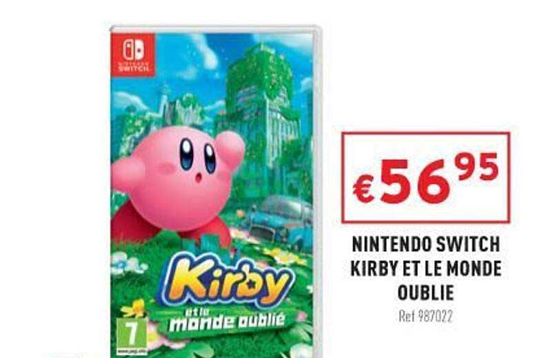 nintendo switch kirby et le monde oublie