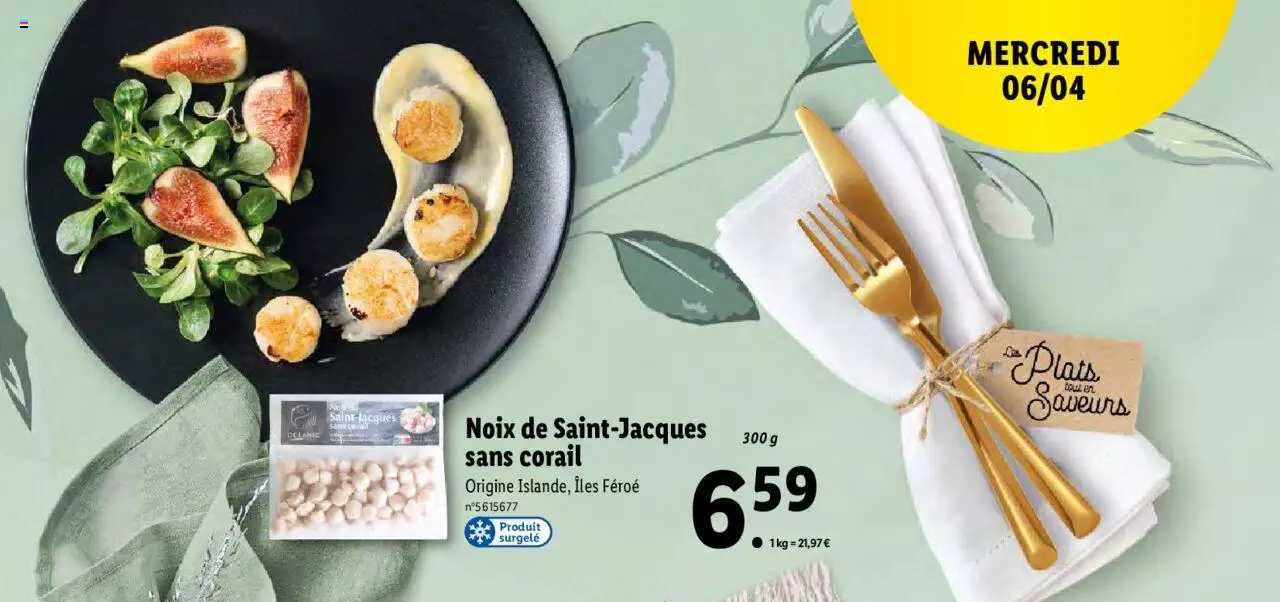 Noix De Saint-jacques Sans Corail