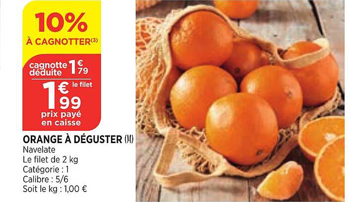 Orange à Déguster Navelate