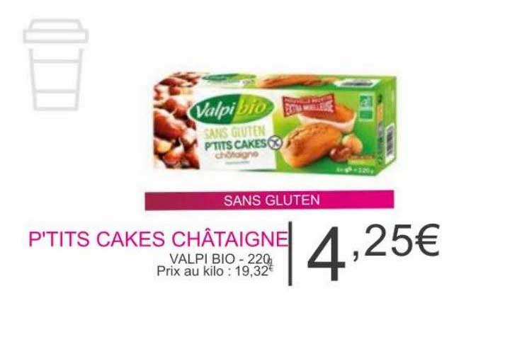 p'tits cakes châtaigne valpi bio