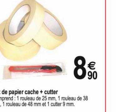 Papier Cache + Cutter