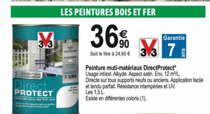 peinture multi-matériaux directProtect v33