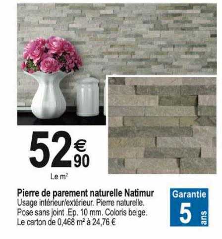 Pierre De Parement Naturelle Natimur