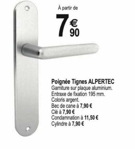 poignée tignes alpertec