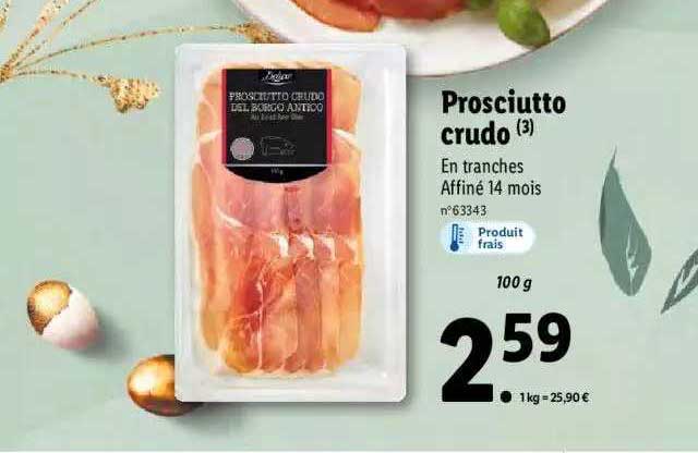 prosciutto crudo deluxe