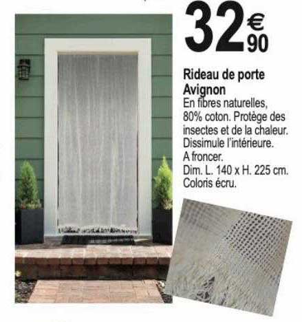 rideau de porte avignon