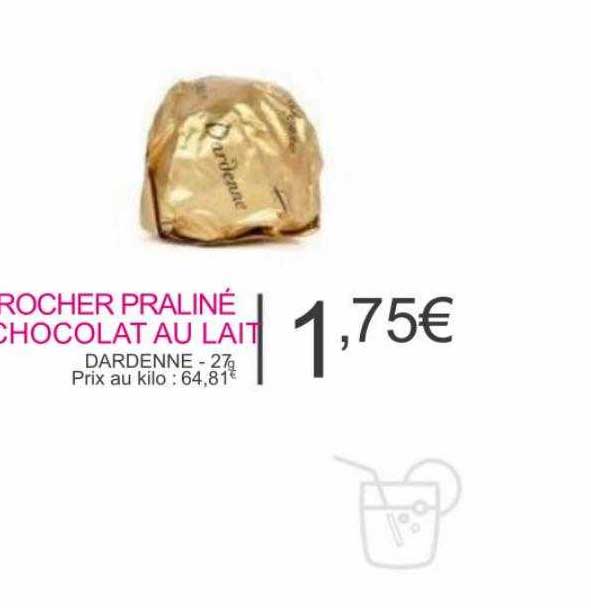 Rocher Praliné Chocolat Au Lait - Dardenne