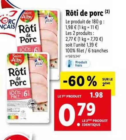 rôti de porc saint alby