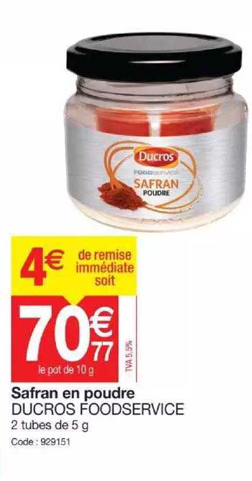 Safran En Poudre Ducros Foodservice
