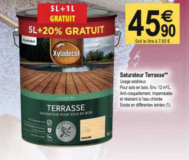 saturateur terrasse xyladecor