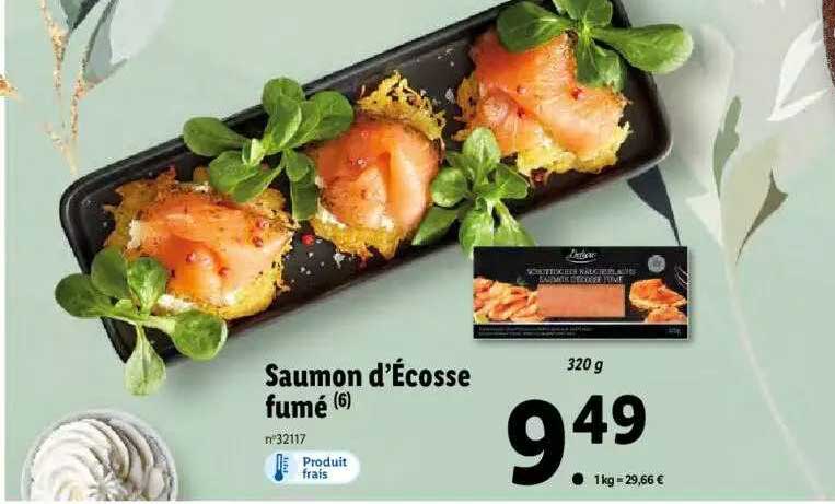 saumon d'écosse fumé