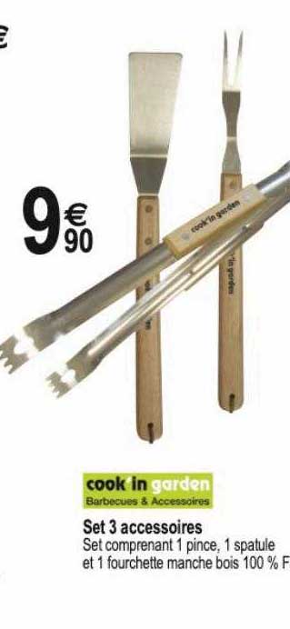 set 3 accessoires cook'in garden