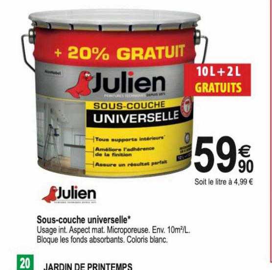 sous-couche universelle julien