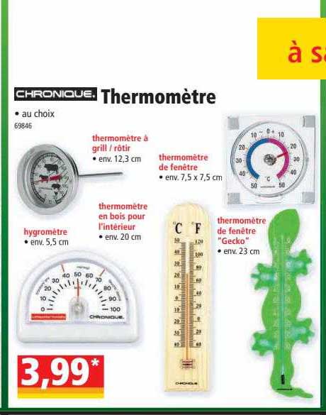thermomètre chronique