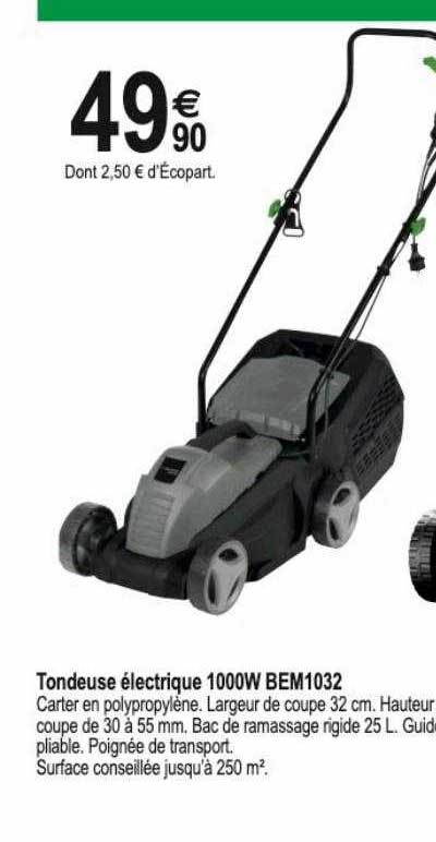 tondeuse électrique 1000w bem1032
