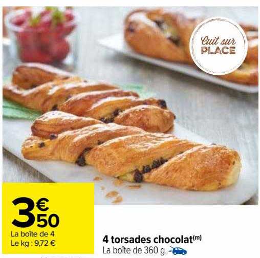 4 Torsades Chocolat