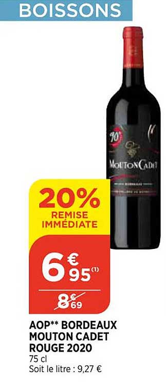 aop bordeaux mouton cadet rouge 2020
