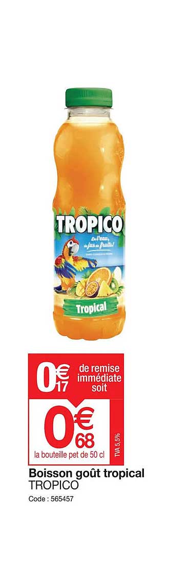 Boisson Goût Tropical Tropico