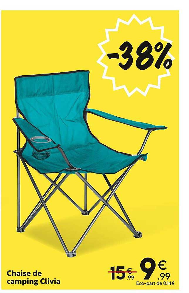 chaise de camping clivia