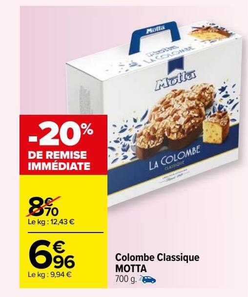colombe classique motta