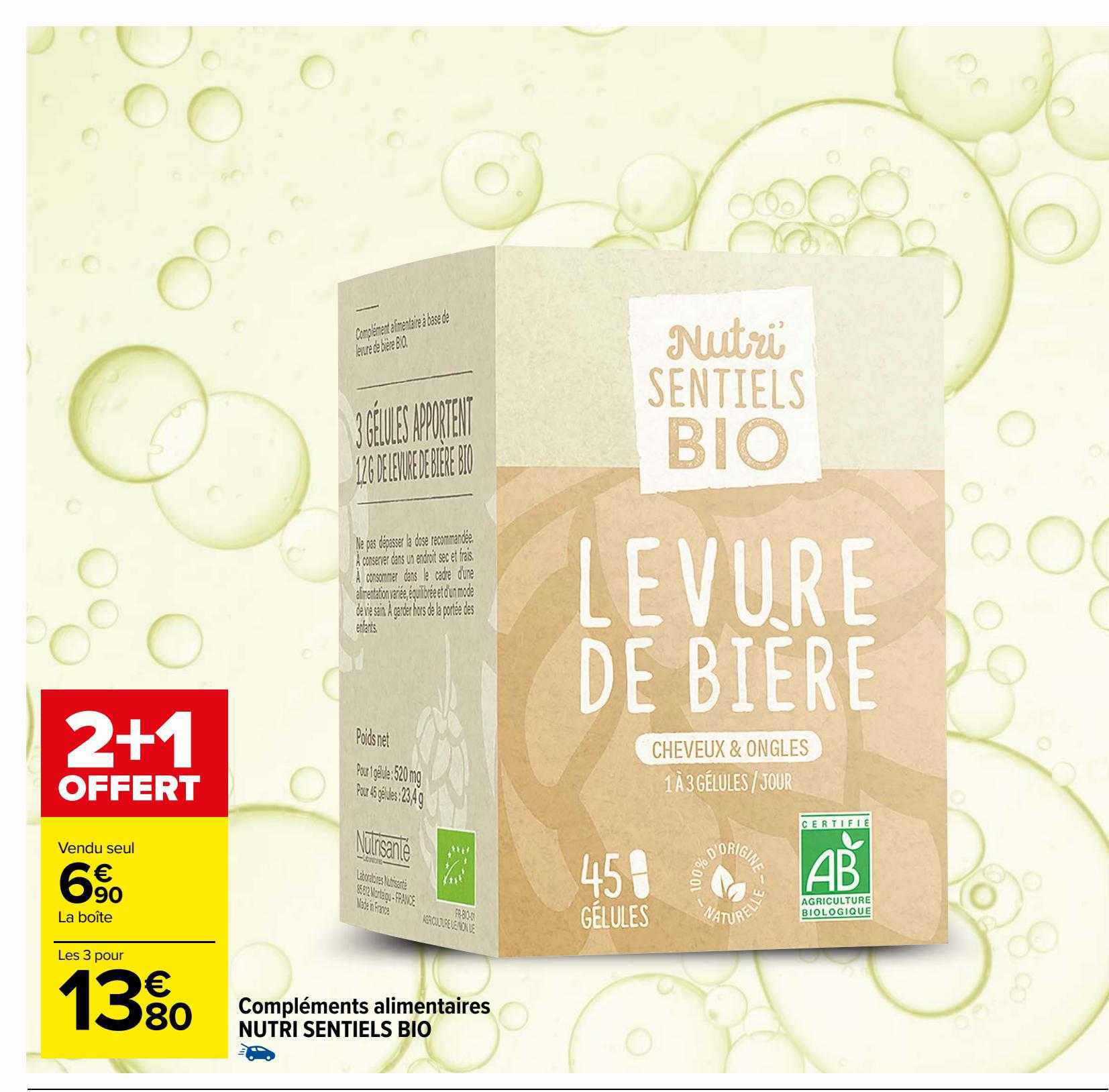 compléments alimentaires nutri sentiels bio