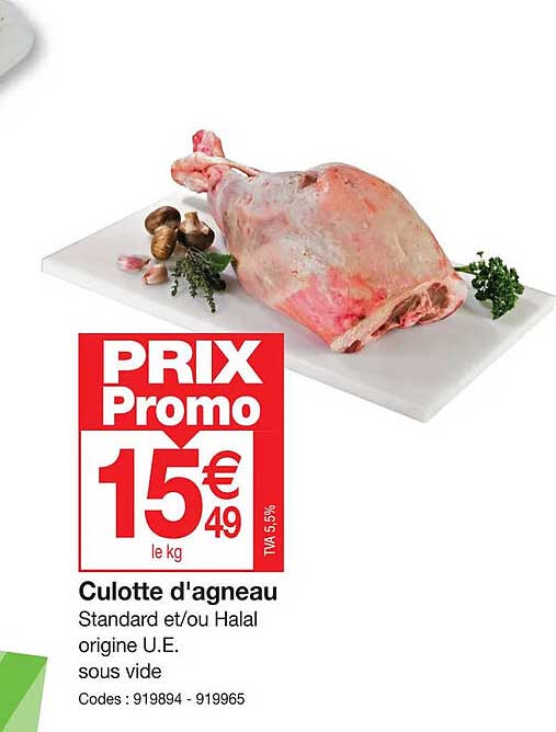 culotte d'agneau