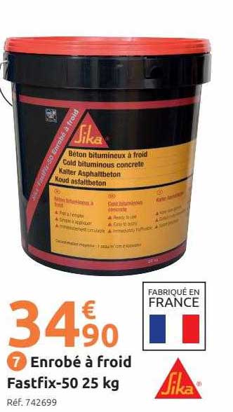 enrobé à froid fastfix-50 25 kg sika